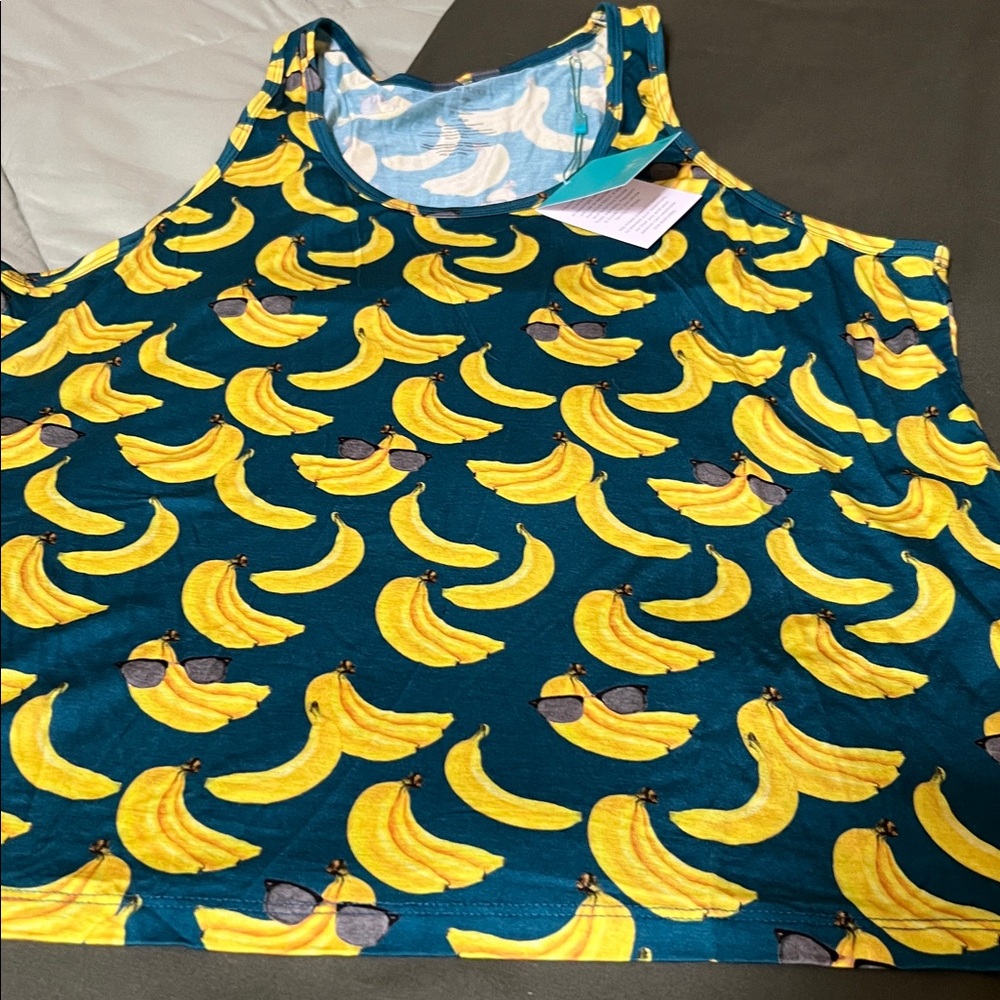 Posh Peanut Bananas Tank Top & Shorts Set - Picture 6 of 8
